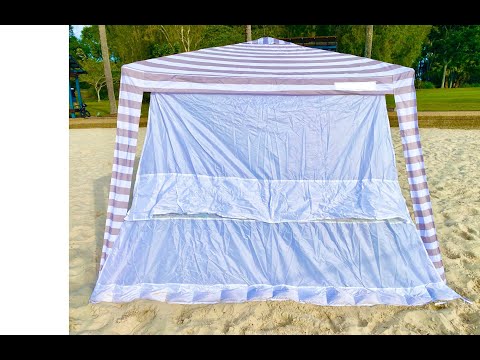 Cabana Side Walls Video, how to attach to CoolCabana